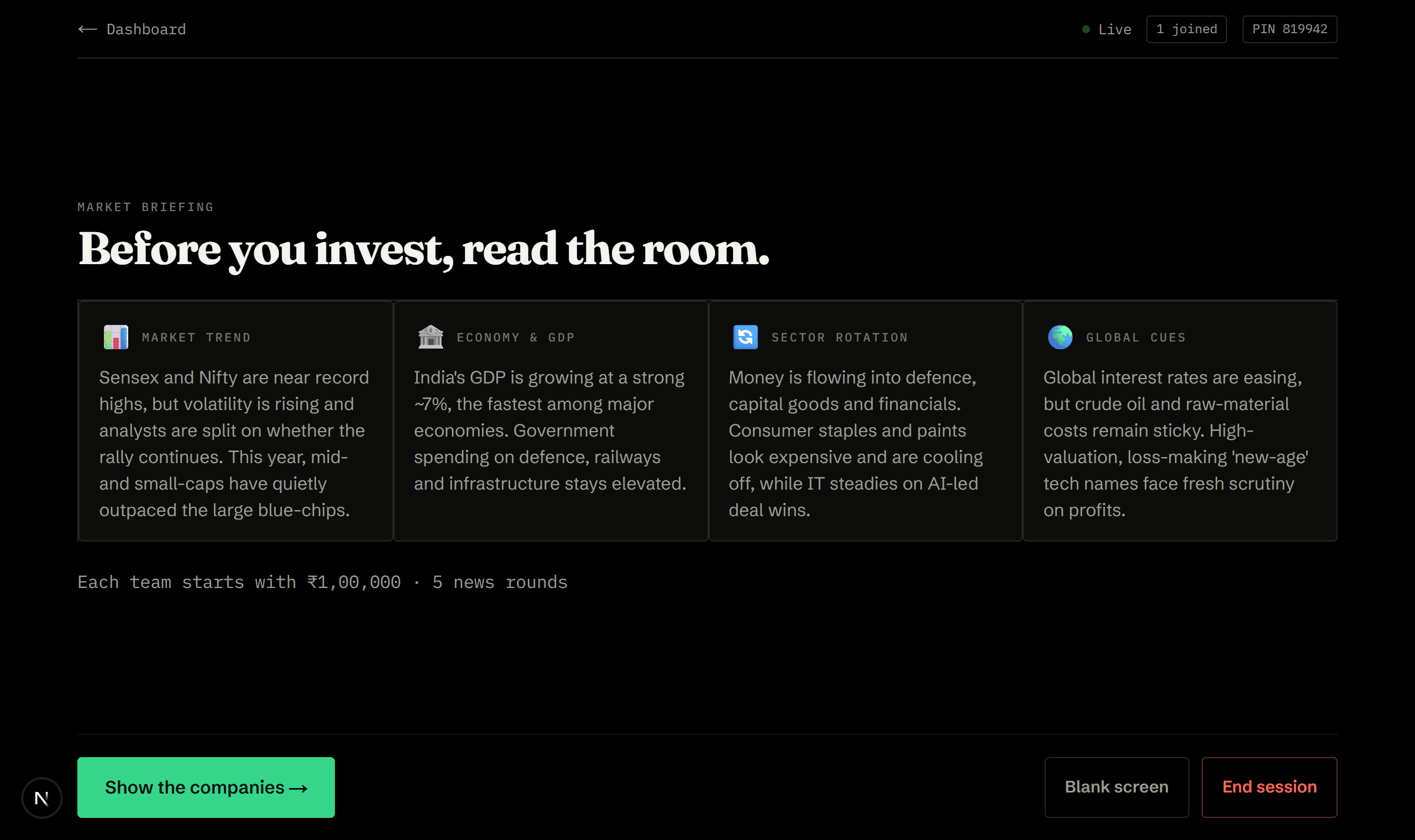 Read the market together